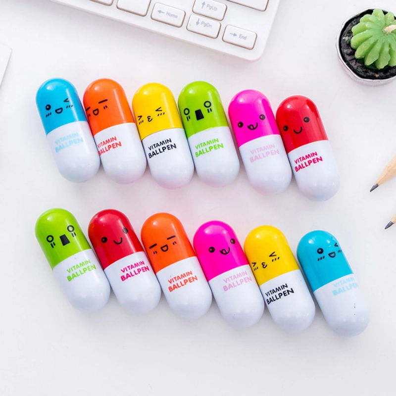 Product image KAHASIL - Pulpen Pena Bolpoin Pens Vitamin Ballpen Unik Mini Kecil Lucu Souvenir KMJ133 all variant all variant